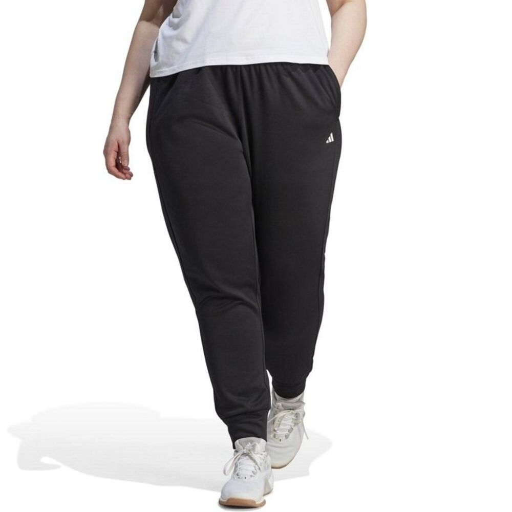 New Adidas Women's Plus Size Jogger Pant Black 1X Large Women's 1XL